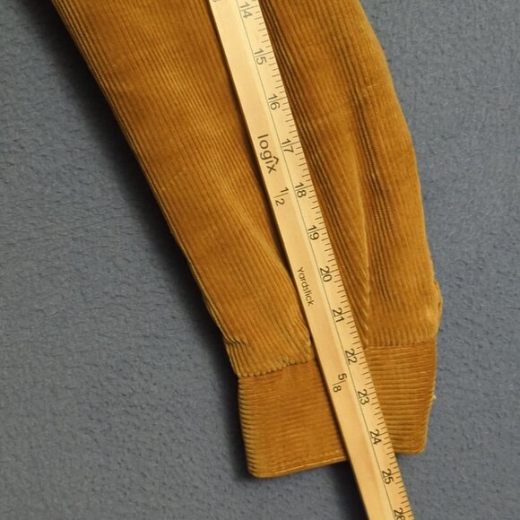 McGregor VTG Bomber Jacket Men's 40 Brown Corduroy Knit Lining Epaulets Aviator - Picture 8 of 13